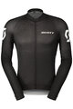 SCOTT Cyklistický dres s dlhým rukávom letný - PRO - čierna