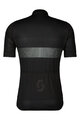 SCOTT Cyklistický dres s krátkym rukávom - TEAM 10 - čierna
