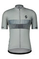 SCOTT Cyklistický dres s krátkym rukávom - TEAM 10 - šedá