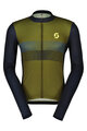 SCOTT Cyklistický dres s dlhým rukávom letný - TEAM 10 - zelená/modrá
