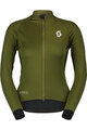 SCOTT Cyklistická vetruodolná bunda - RC PRO WARM GTX WS W - zelená/ružová