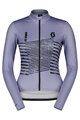 SCOTT Cyklistický dres s dlhým rukávom zimný - TEAM WARM GRAPHICS - svetlo modrá