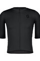 SCOTT Cyklistický dres s krátkym rukávom - TRAINING - čierna