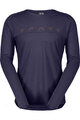 SCOTT Cyklistické tričko s dlhým rukávom - DEFINED MERINO LS - fialová