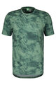 SCOTT Cyklistické tričko s krátkym rukávom - DRI TIE DYE - zelená