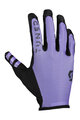 SCOTT Cyklistické rukavice dlhoprsté - TRACTION LF - fialová/čierna