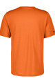 SCOTT Cyklistické tričko s krátkym rukávom - DEFINED MERINO GRAPHIC SS - oranžová