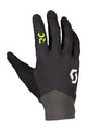 SCOTT Cyklistické rukavice dlhoprsté - RC SCOTT-SRAM LF - čierna/žltá