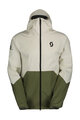 SCOTT vodeodolná bunda - EXPLORAIR LIGHT DRYO 2.5L - biela/zelená