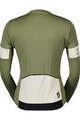 SCOTT Cyklistický dres s dlhým rukávom letný - ENDURANCE PRO W - zelená/biela