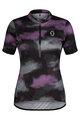 SCOTT Cyklistický dres s krátkym rukávom - ENDURANCE 10 W - čierna/fialová