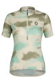 SCOTT Cyklistický dres s krátkym rukávom - ENDURANCE 10 W - biela/zelená