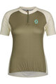 SCOTT Cyklistický dres s krátkym rukávom - ENDURANCE 20 W - zelená/biela