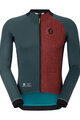 SCOTT Cyklistická vetruodolná bunda - RC PRO WARM GTX WS-REMIX - zelená/červená