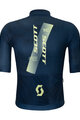 SCOTT Cyklistický dres s krátkym rukávom - RC PRO - modrá/žltá