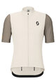 SCOTT Cyklistický dres s krátkym rukávom - ENDURANCE - biela/šedá