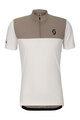 SCOTT Cyklistický dres s krátkym rukávom - ENDURANCE LT - biela/šedá