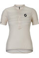 SCOTT Cyklistický dres s krátkym rukávom - ENDURANCE LT W - biela