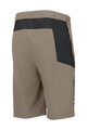 SCOTT Cyklistické nohavice krátke bez trakov - VERTIC LT W/PAD - béžová/čierna