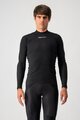 CASTELLI Cyklistické tričko s dlhým rukávom - FLANDERS WARM - čierna