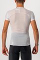 CASTELLI Cyklistické tričko s krátkym rukávom - PRO ISSUE - biela