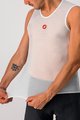 CASTELLI Cyklistické tričko bez rukávov - PRO ISSUE - biela