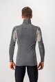 CASTELLI Cyklistické tričko s dlhým rukávom - FLANDERS WARM NECK - šedá
