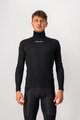 CASTELLI Cyklistické tričko s dlhým rukávom - FLANDERS WARM NECK - čierna