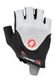 CASTELLI Cyklistické rukavice krátkoprsté - ARENBERG GEL 2 - čierna/biela