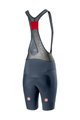 CASTELLI Cyklistické nohavice krátke s trakmi - FREE AERO 4 W - modrá