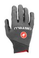 CASTELLI Cyklistické rukavice dlhoprsté - CW 6.1 CROSS - čierna