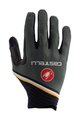 CASTELLI Cyklistické rukavice dlhoprsté - CW 6.1 CROSS - zelená