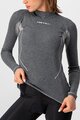 CASTELLI Cyklistické tričko s dlhým rukávom - FLANDERS 2 W WARM - šedá