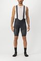 CASTELLI Cyklistické nohavice krátke s trakmi - SUPERLEGGERA - čierna