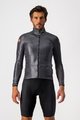 CASTELLI Cyklistická vetruodolná bunda - ARIA SHELL - šedá