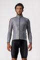 CASTELLI Cyklistická vetruodolná bunda - ARIA SHELL - šedá