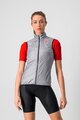 CASTELLI Cyklistická vesta - ARIA W VEST - strieborná