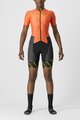 CASTELLI Cyklistická kombinéza - FREE SANREMO 2 W - oranžová/čierna