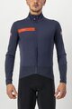 CASTELLI Cyklistická zateplená bunda - BETA ROS - modrá