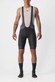 CASTELLI Cyklistické nohavice krátke s trakmi - ENDURANCE 3 - čierna