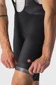 CASTELLI Cyklistické nohavice krátke s trakmi - ENDURANCE 3 - čierna