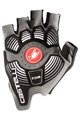 CASTELLI Cyklistické rukavice krátkoprsté - ROSSO CORSA PRO - biela