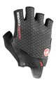 CASTELLI Cyklistické rukavice krátkoprsté - ROSSO CORSA PRO - šedá