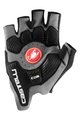CASTELLI Cyklistické rukavice krátkoprsté - ROSSO CORSA PRO - šedá