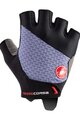 CASTELLI Cyklistické rukavice krátkoprsté - ROSSO CORSA 2 W - fialová