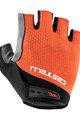 CASTELLI Cyklistické rukavice krátkoprsté - ENTRATA V - oranžová/červená
