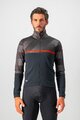 CASTELLI Cyklistická zateplená bunda - FINESTRE - čierna/červená