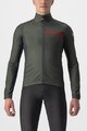 CASTELLI Cyklistická vetruodolná bunda - SQUADRA STRETCH - zelená