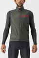 CASTELLI Cyklistická vetruodolná bunda - SQUADRA STRETCH - zelená