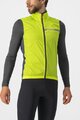 CASTELLI Cyklistická vetruodolná bunda - SQUADRA STRETCH - svetlo zelená